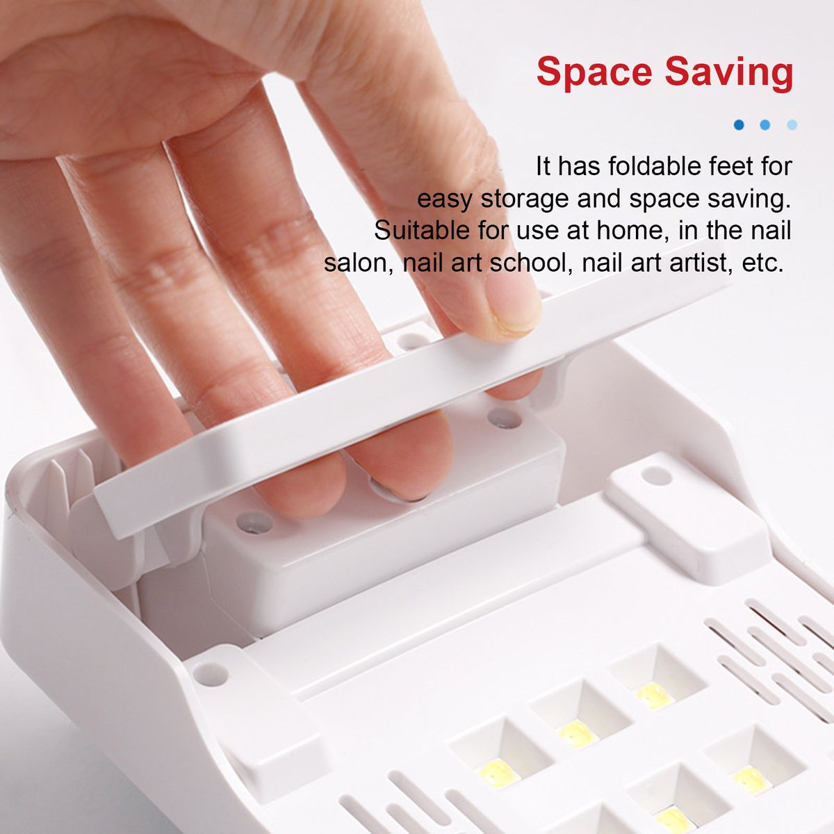 Foldable Nail Pillow UV LED Nail Lamp Polish Nail Dryer