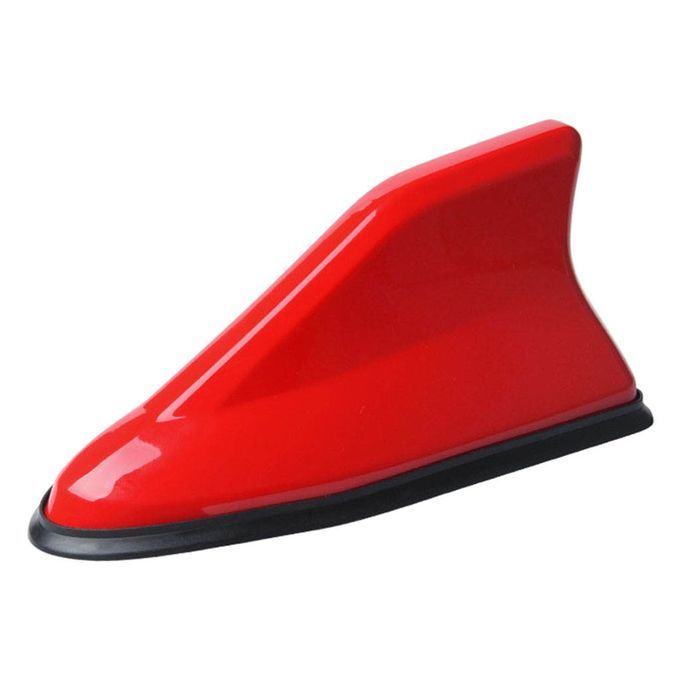 Shark Fin Antenna Universal Car Decoration AM FM Radio Signal Red