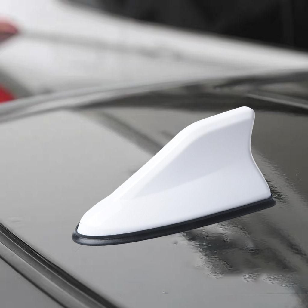 Shark Fin Antenna Universal Car Parts Accessories Roof  White