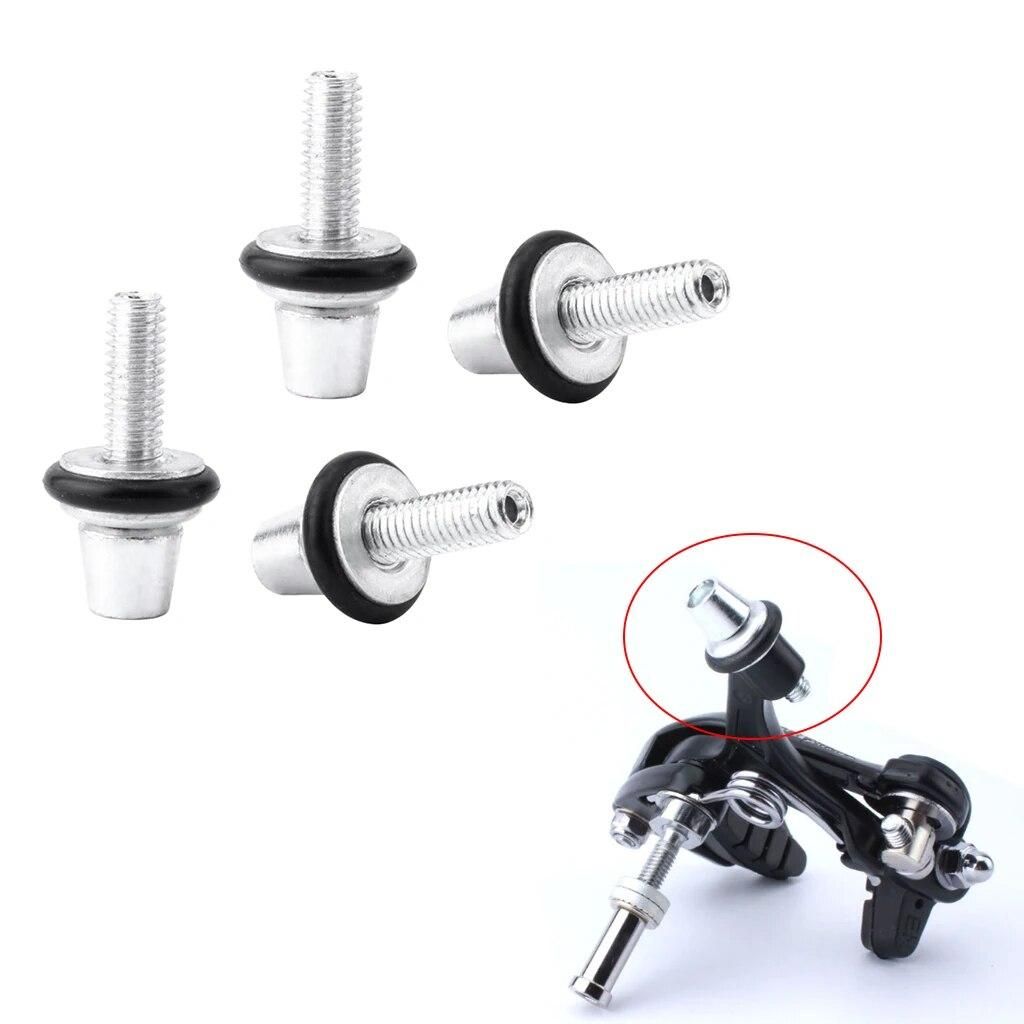 4Pcs Bicycle Replacement Screws M6 for Road Bike Fixed Gear Side Pull V/C Brake Caliper Cycling Parts Accessories