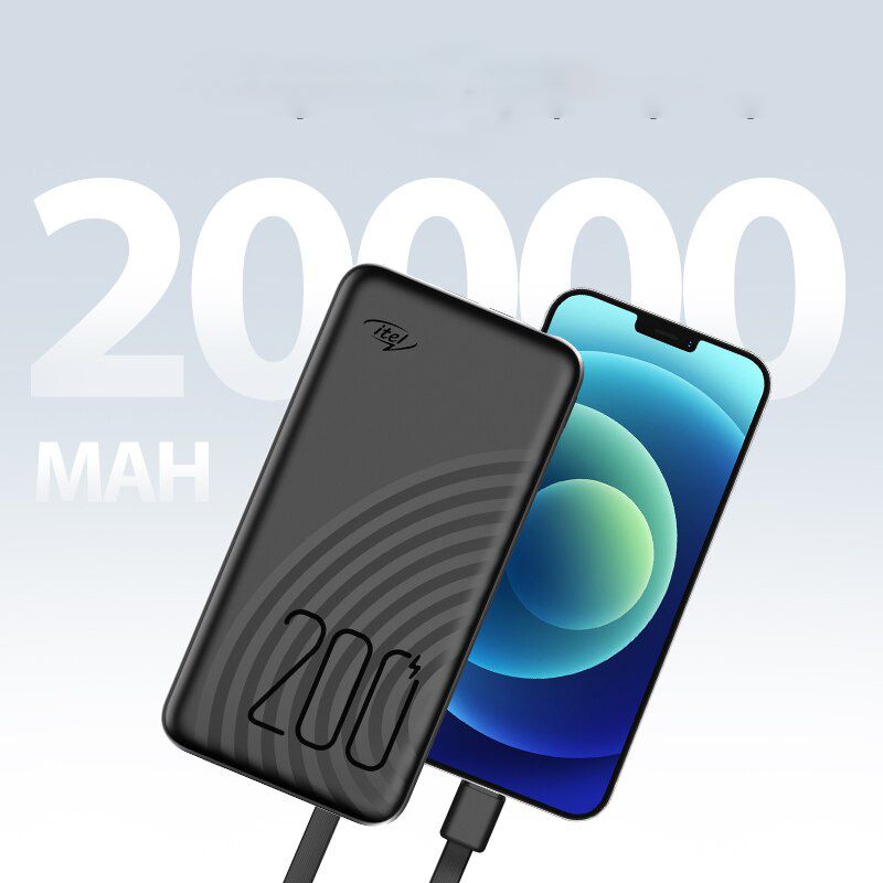 STAR 200C 20000mAh Faster Charging Power Bank With Built-in 3 Cables