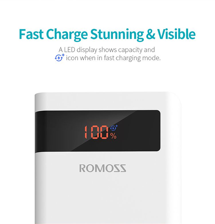 30000mAh Power Banks 18W Fast Charger LED Display