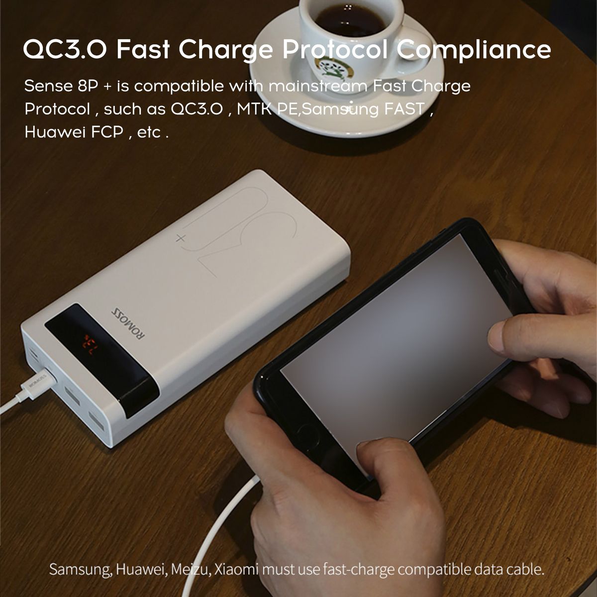 30000mAh Power Banks 18W Fast Charger LED Display