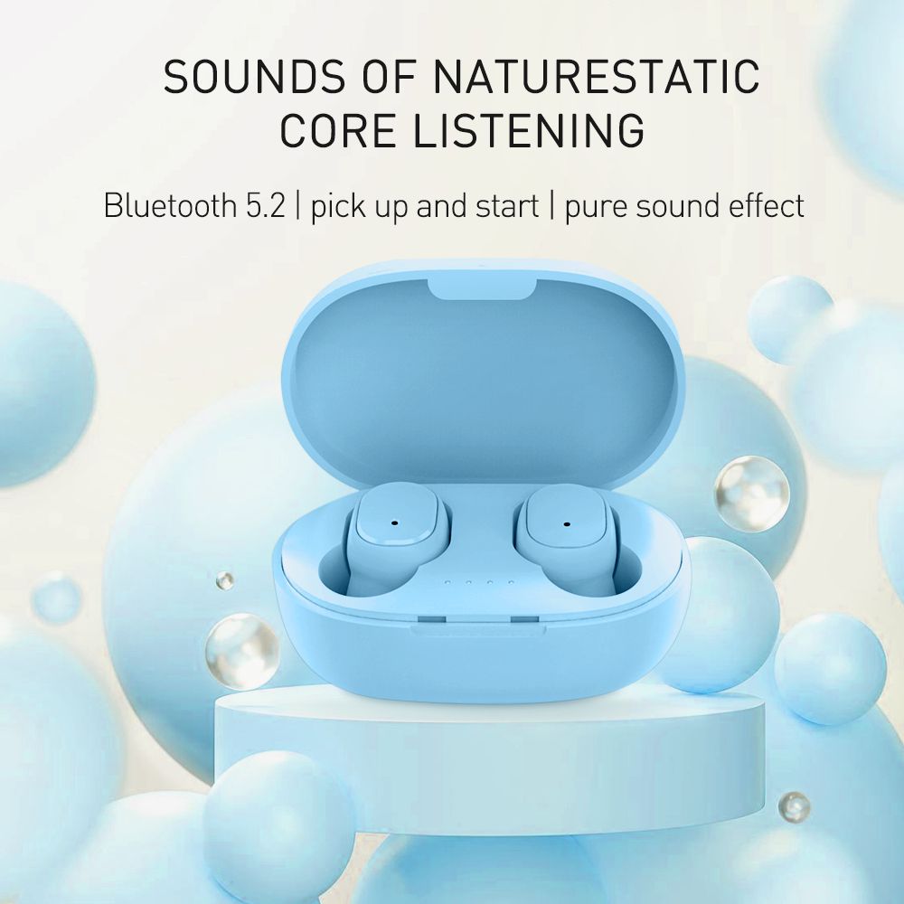 Wireless Earpods Bluetooth 5.0 Earphones Cute-Blue For Boys