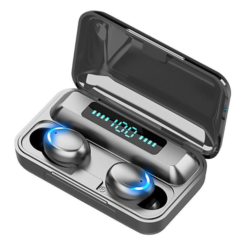 Bluetooth 5.0 Headphones Hifi 9D Stereo LED Charging Case Headsets
