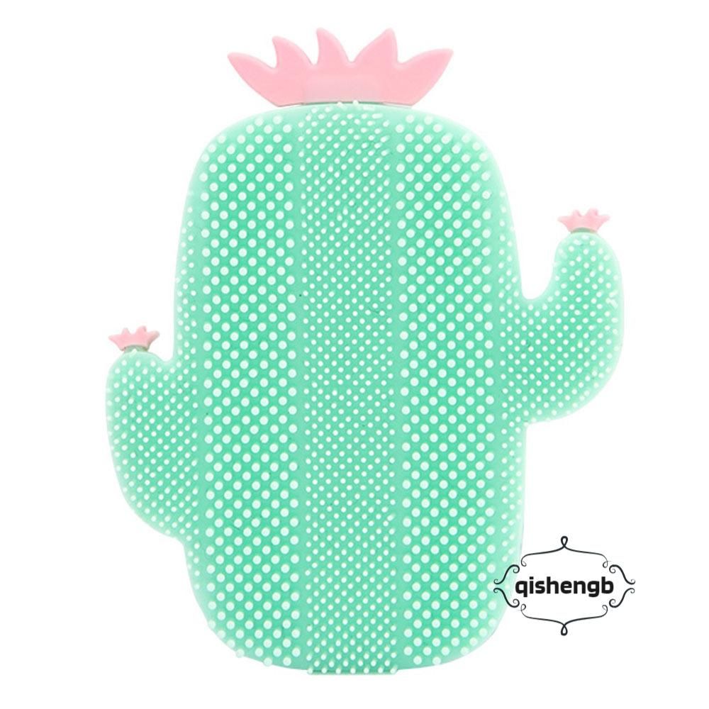 Silicone Cactus-shape Face Wash Brush Personalized