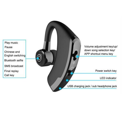Earhook Wireless Bluetooth Earphone Headphone Headset
