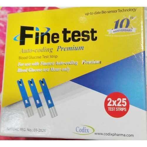 Autocoding Blood Glucose Test Strip
