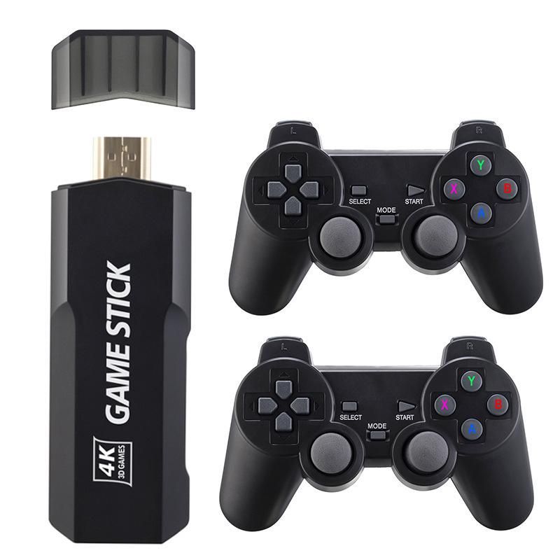 Cross-border experts use TV game console 4K HD PSP Pandora game box 2.4G wireless open source game 128G wireless (English version)