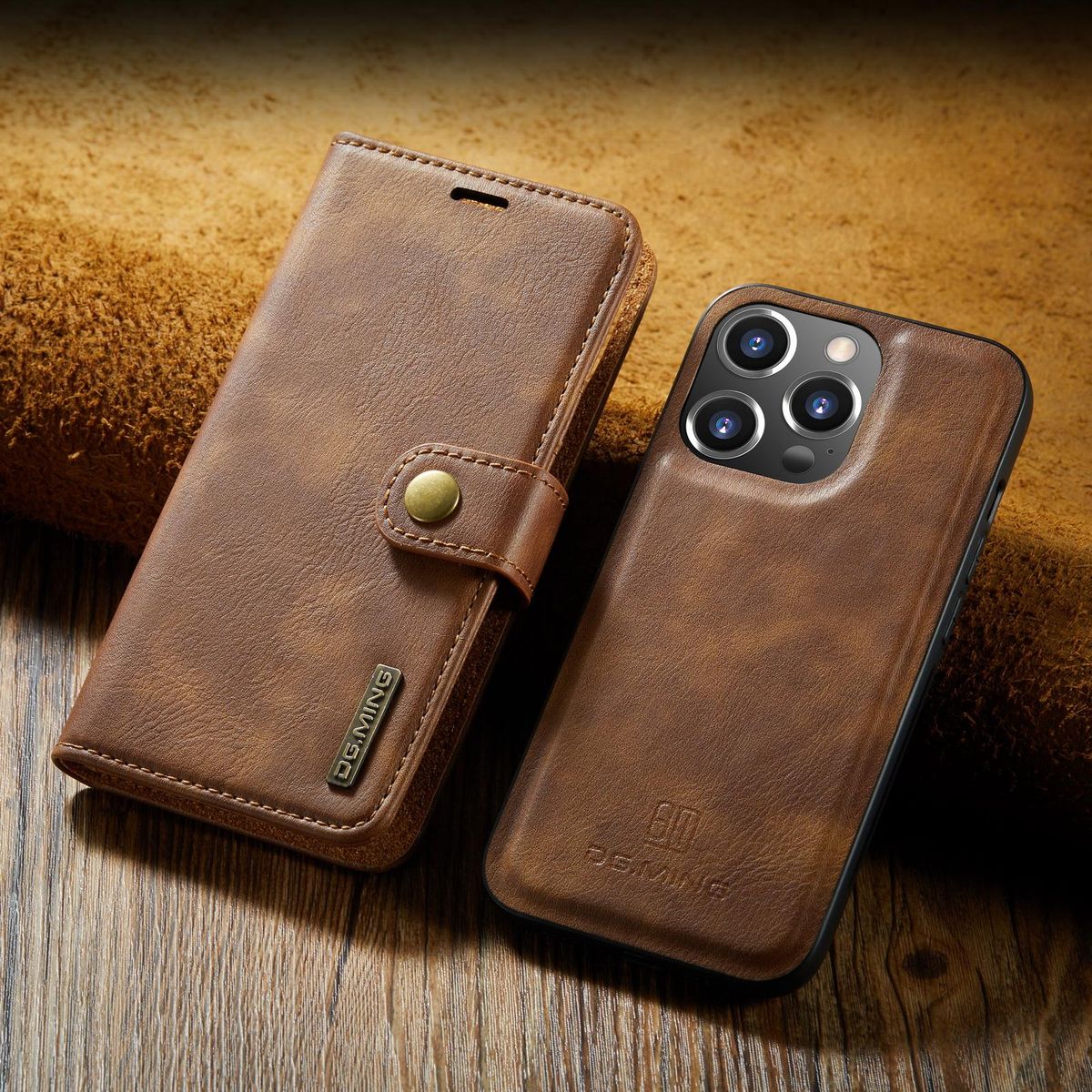 Detachable Magnetic Leather Phone Case for IPhone 12 13 11 14 Pro Max XS XR X SE 2022 8 7 6S Plus Wallet Card Holder Cover Coque