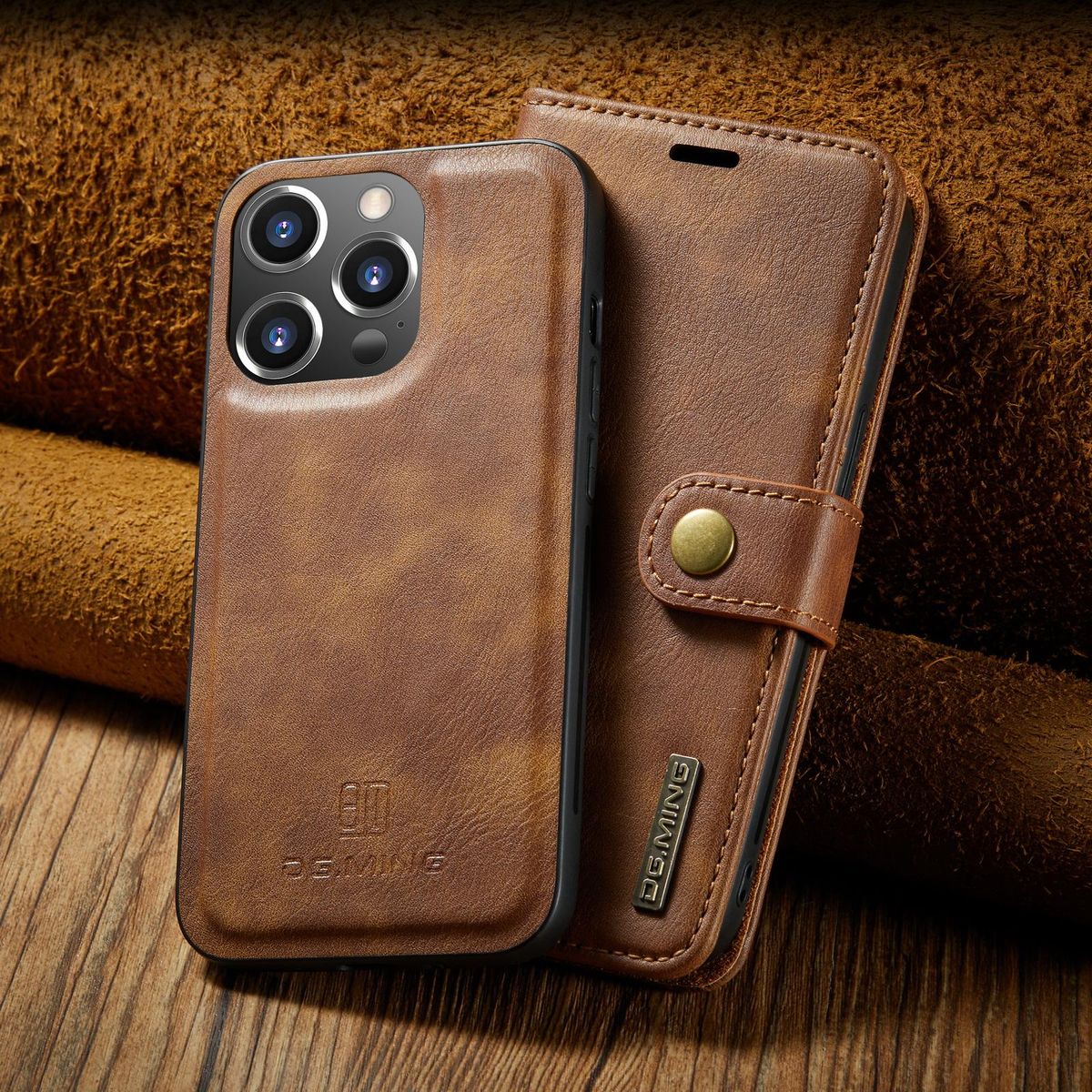 Detachable Magnetic Leather Phone Case for IPhone 12 13 11 14 Pro Max XS XR X SE 2022 8 7 6S Plus Wallet Card Holder Cover Coque