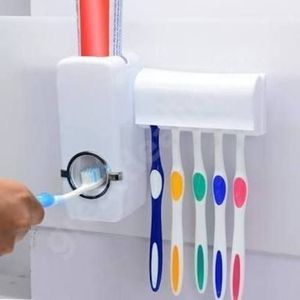 Portable Toothbrush Holder Toothpaste Dispenser