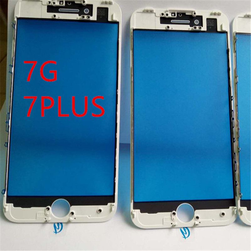 Outer Glass With Frame For Iphone 7g 7plus 8 8g 8 Plus Lcd