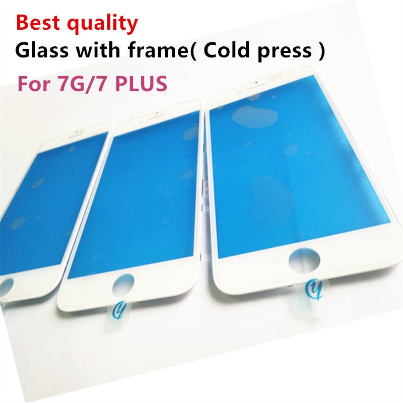 Outer Glass With Frame For Iphone 7g 7plus 8 8g 8 Plus Lcd