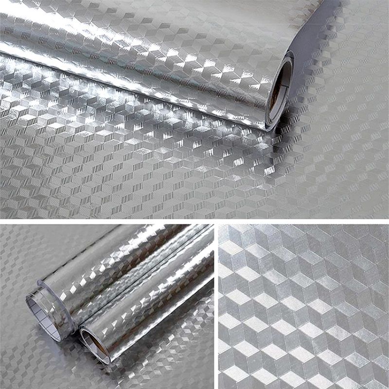 Oil-proof Waterproof  Kitchen Aluminium Foil Stickers