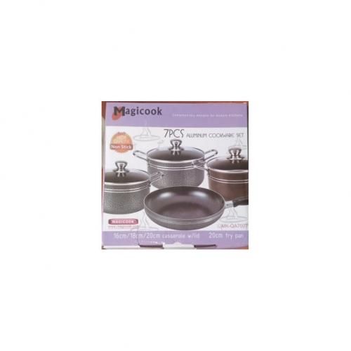 Non Stick Pot Set With Frying Pan- 7pcs