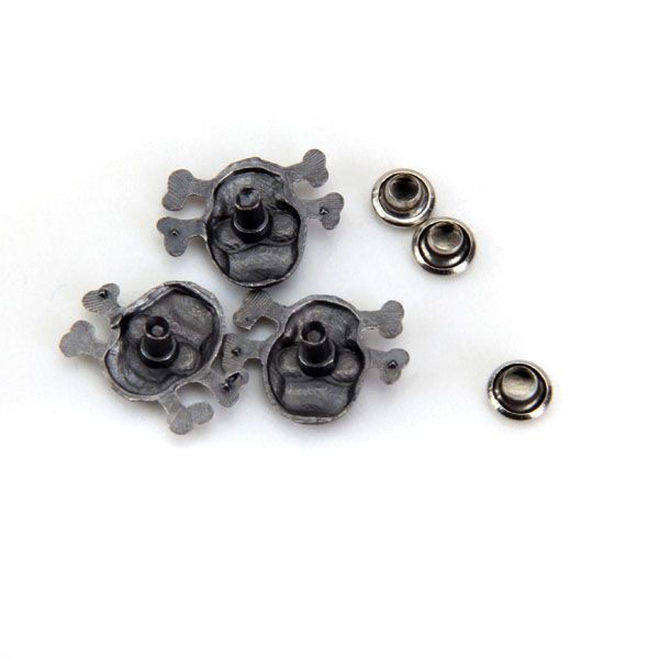 20Pcs Antique Pirate Skull Stud Rivet Grommet Eyelet Jeans DIY Craft
