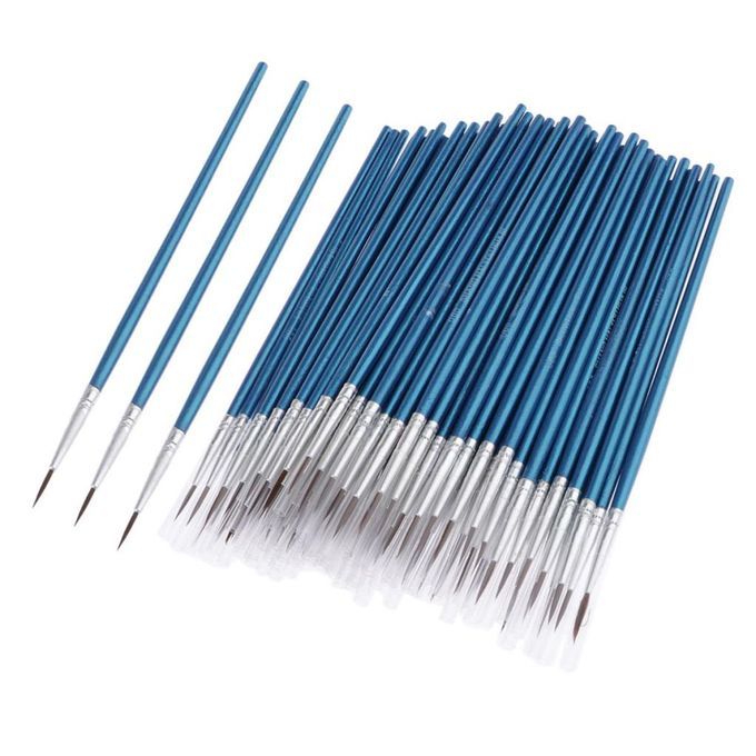 100Pack Micro Extra Fine Detail Painting Brush Pro Art Craft Brushes