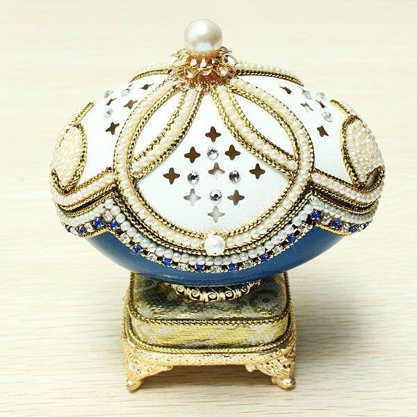 Royal Carriage Egg Carving Music Box DIY Gift Wedding Gift
