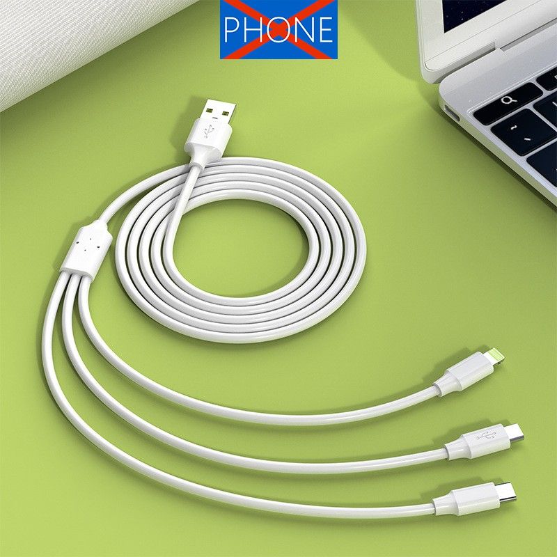 IQPC®charger Cord 3-in1 Fast Charging For Iphone And Android