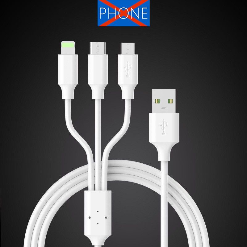 IQPC®charger Cord 3-in1 Fast Charging For Iphone And Android