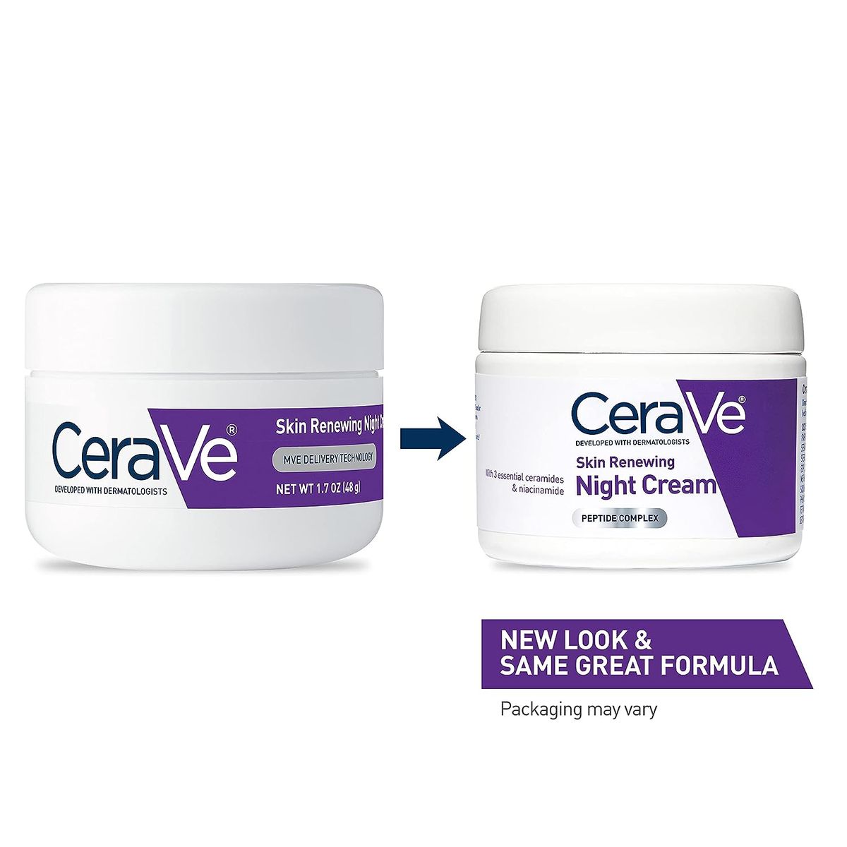 Skin Renewing Night Cream - Niacinamide, 1.7 OZ 48g