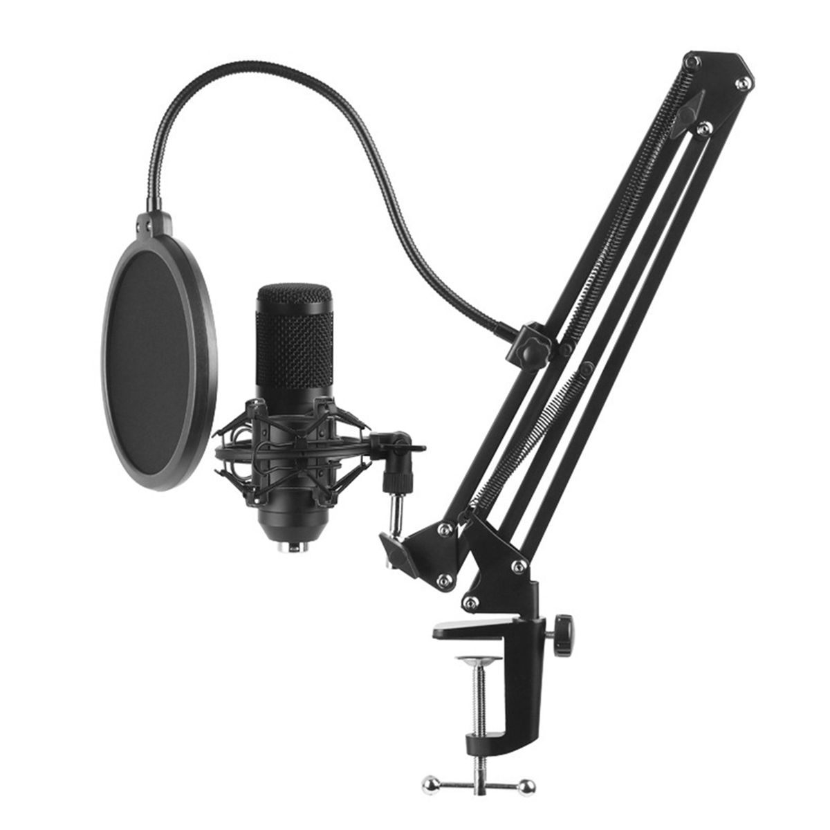 Studio Recording Condenser Microphone Kit With Shock Mount +