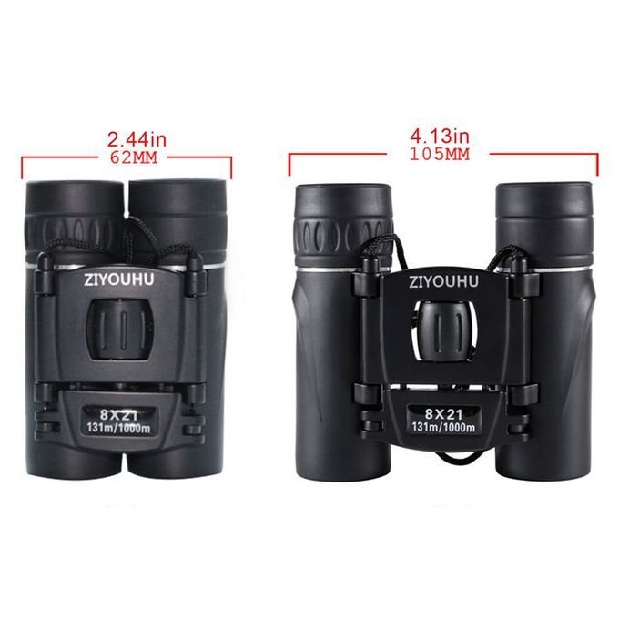 8x21 High Power High Ddefinition Bino Ulars Low Light Sightseeing Bino Ulars-bla K