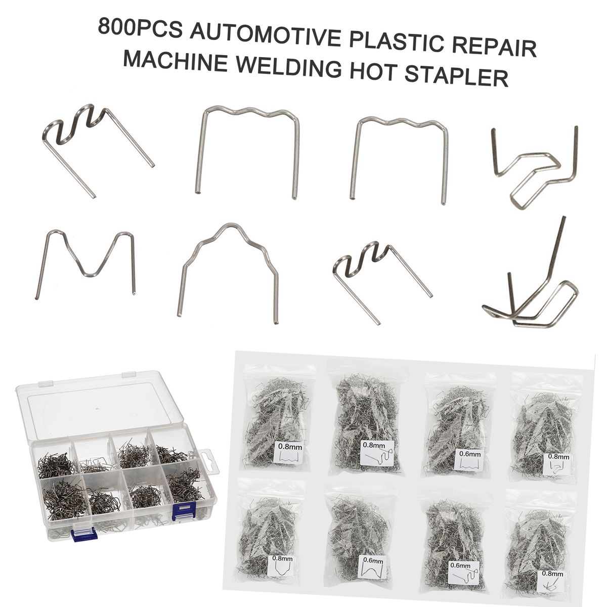 800PCS Automotive Plastic Repair Machine Welding Hot Stapler