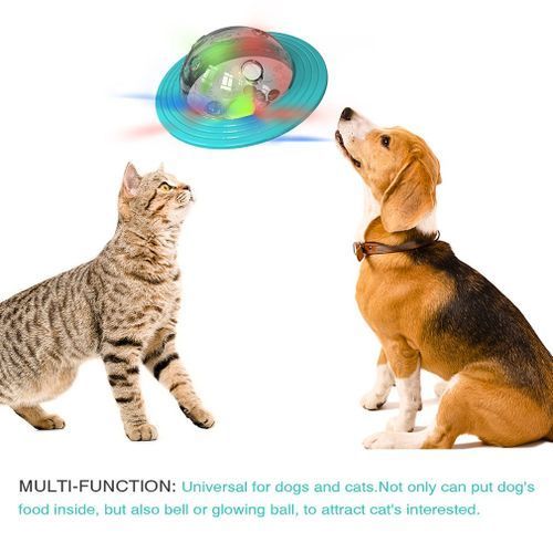 Bite Resistant Dog Toy Flying Saucer Food Spiller Educational Device
