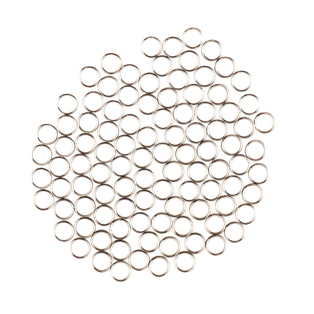 100 Pieces / Set Stainless Steel Shaft O-rings Round