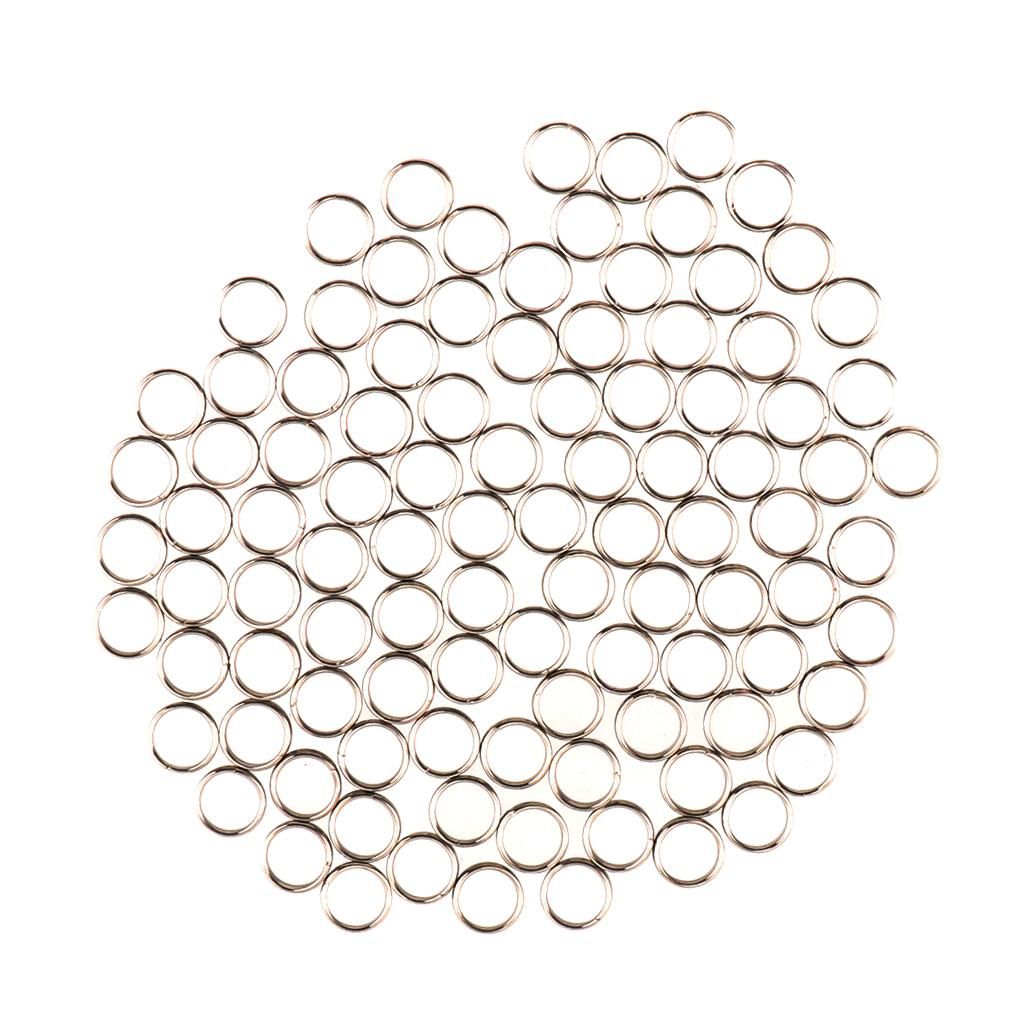 100 Pieces / Set Stainless Steel Shaft O-rings Round