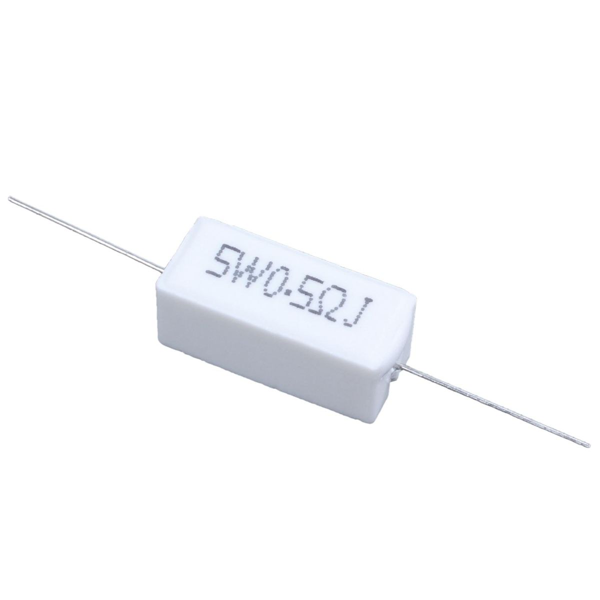 10 Pcs Axial Lead Ceramic Cement Resistor 05 Ohm 5W