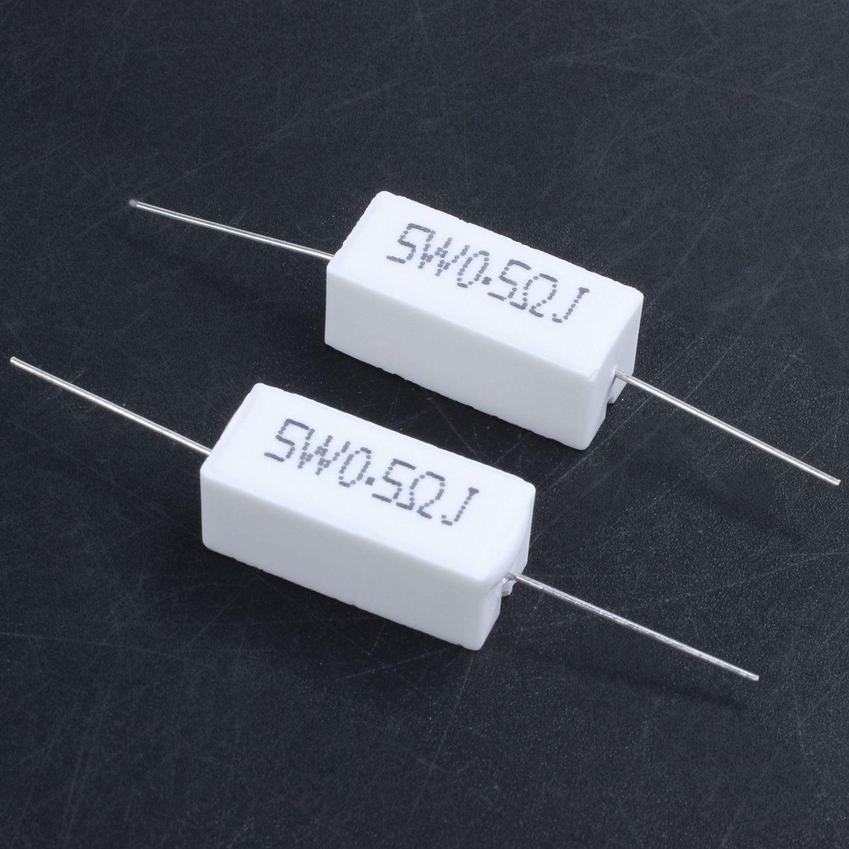10 Pcs Axial Lead Ceramic Cement Resistor 05 Ohm 5W