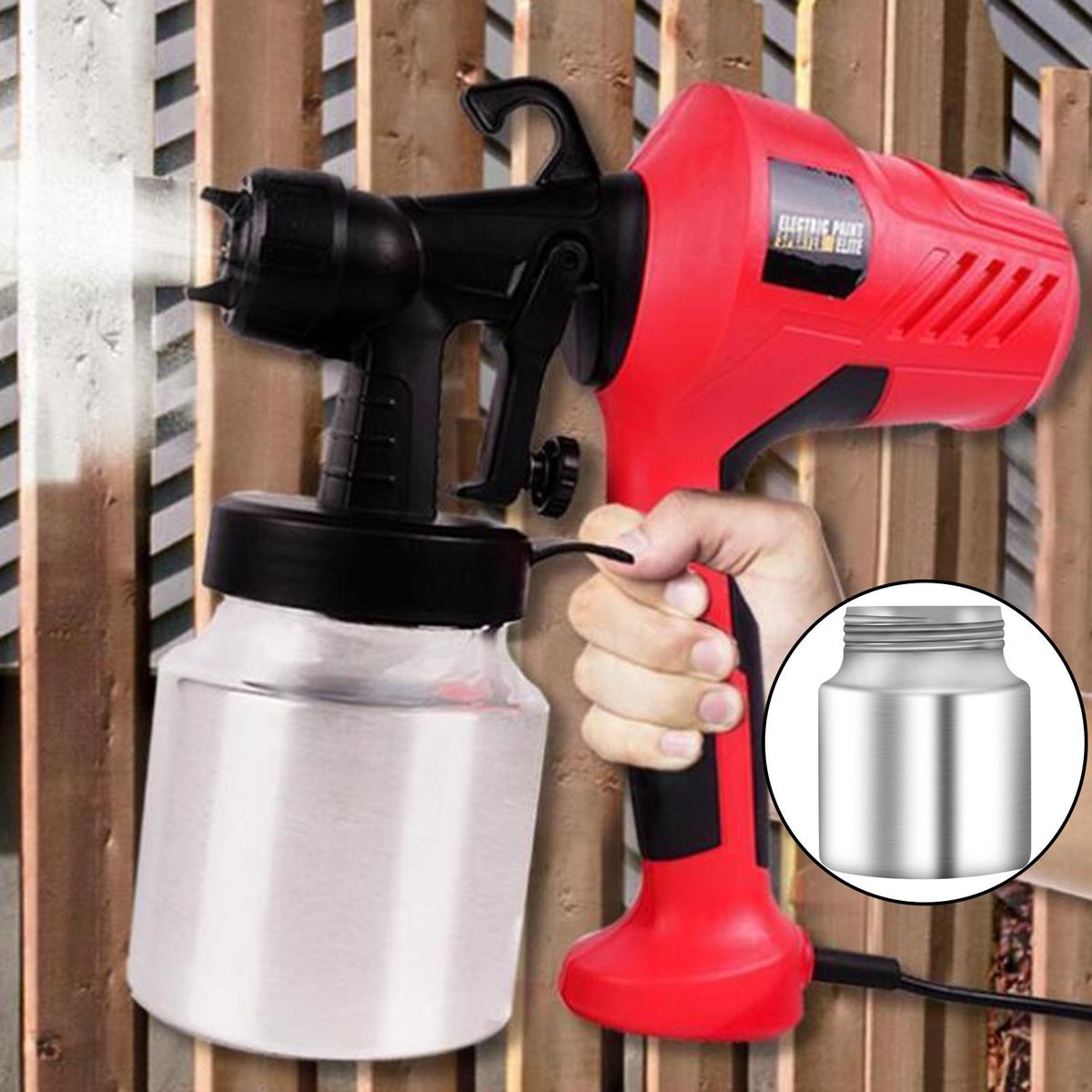 Electric  Sprayer Container   Painting Part Aluminum Alloy
