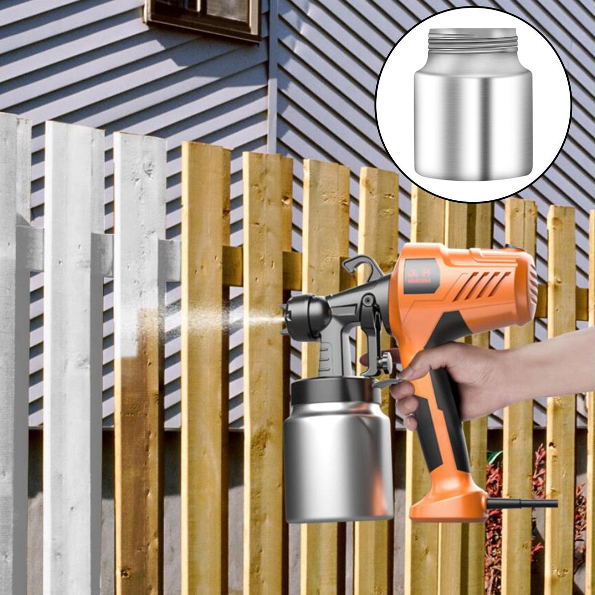 Electric  Sprayer Container   Painting Part Aluminum Alloy