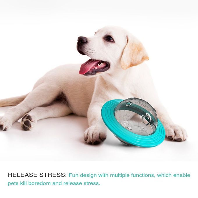 Bite Resistant Dog Toy Flying Sau Er Food  Ller Edu Ational Devi E-lake Blue