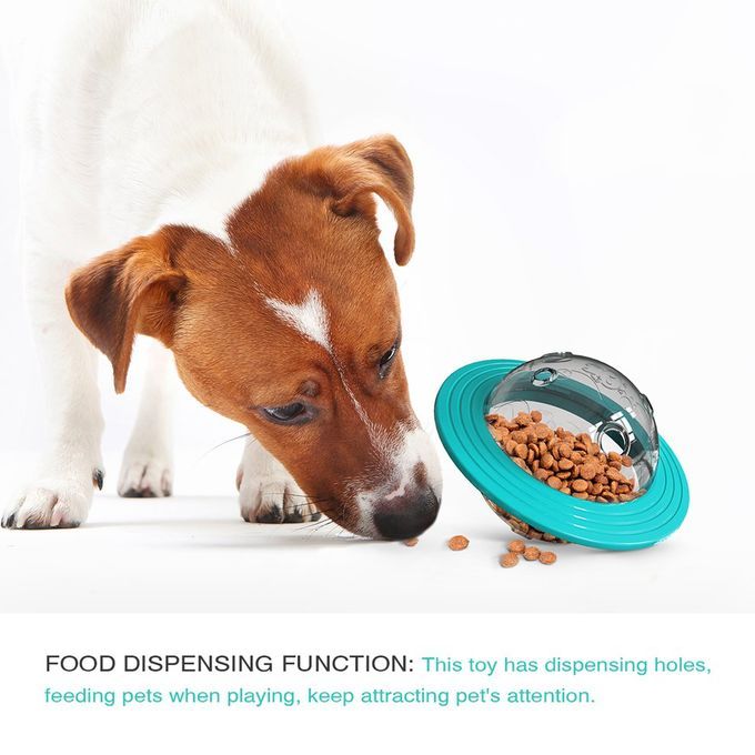 Bite Resistant Dog Toy Flying Sau Er Food  Ller Edu Ational Devi E-lake Blue