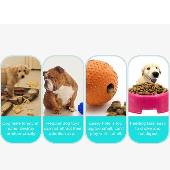 Bite Resistant Dog Toy Flying Sau Er Food  Ller Edu Ational Devi E-lake Blue