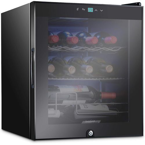 Ivation 12 Bottle Compressor Wine Cooler Refrigerator
