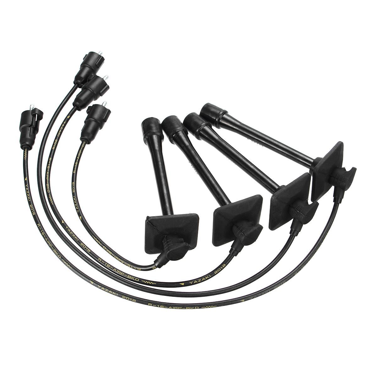 4pcs Ignition Spark Plugs Wire Cable 9091922400 For Toyota Camry Solara Rav4 L4 2.2L 1997 1998 1999 2000 2001
