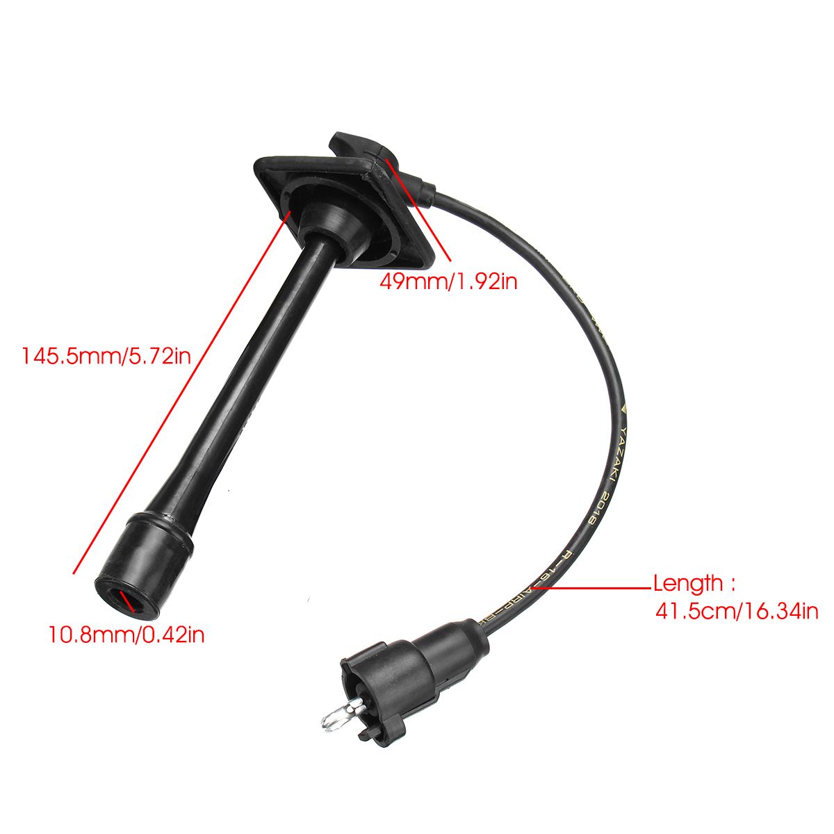 4pcs Ignition Spark Plugs Wire Cable 9091922400 For Toyota Camry Solara Rav4 L4 2.2L 1997 1998 1999 2000 2001