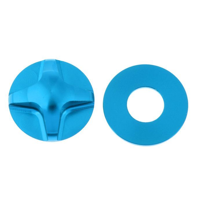 Mountain Road Bike Gas Value Cover MTB Front Fork Cap Protector Blue