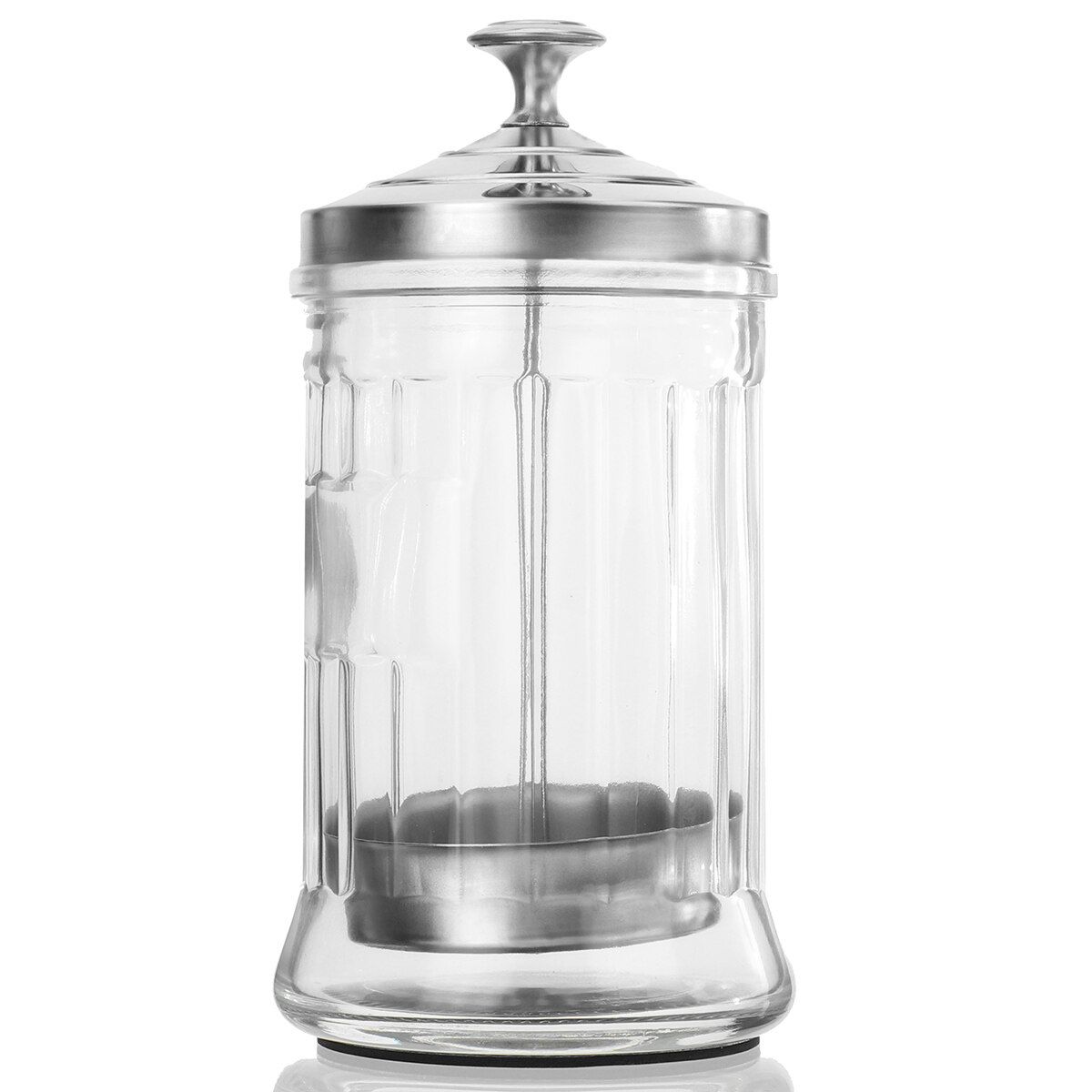 1000ml/1500ml Empty Glass Sanitizing Sterilizing Disinfectant Jar For Barber Shear Combs Tools 1000ml