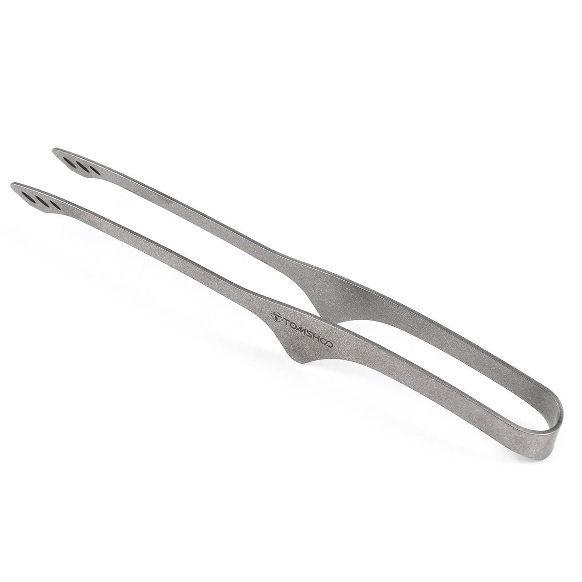 TOMSHOO Titanium Tongs 9.2 Inch Lightweight BBQ Grill Tongs Clip Outdoor Camping Backpacking Hiking Cookware