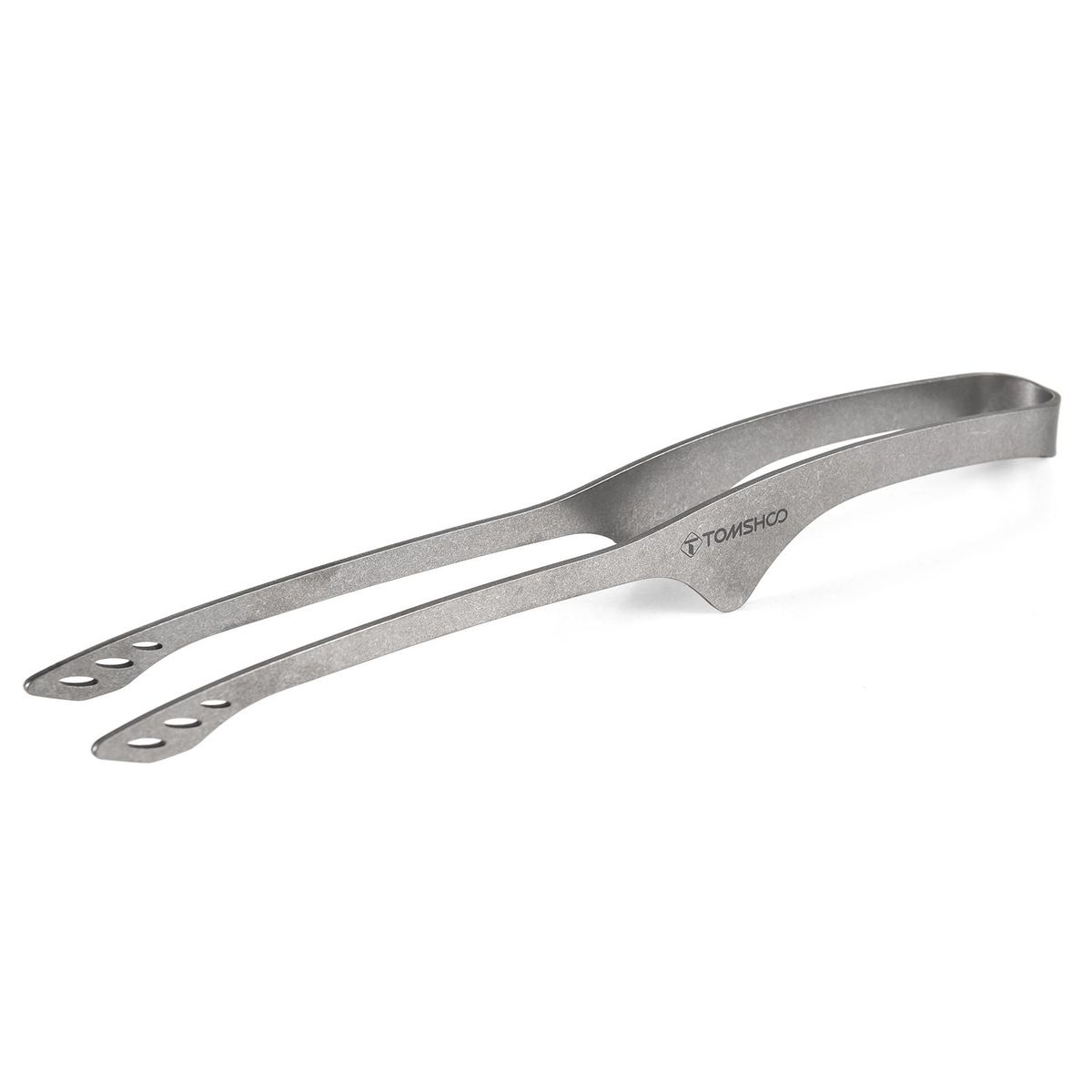 TOMSHOO Titanium Tongs 9.2 Inch Lightweight BBQ Grill Tongs Clip Outdoor Camping Backpacking Hiking Cookware