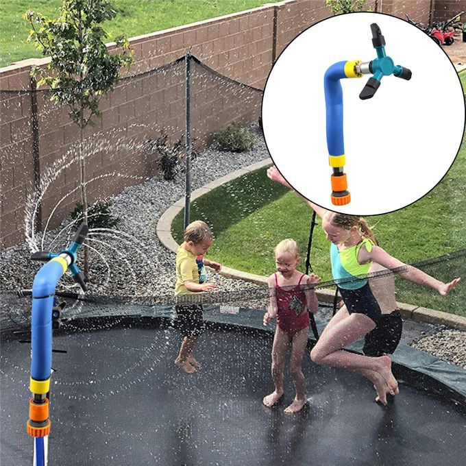 Durable Trampoline Water Sprinkler Water Sprayer Kids Child Summer Toy