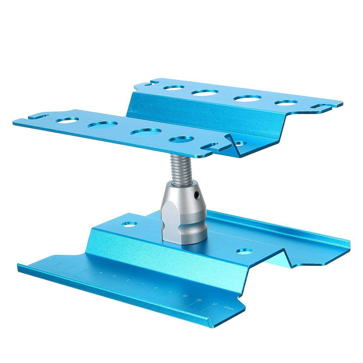 Metal Repair Station Work Stand For 1: 8 1:10 RC Model Car Assembly Tool TRX-4 Blue (blue)