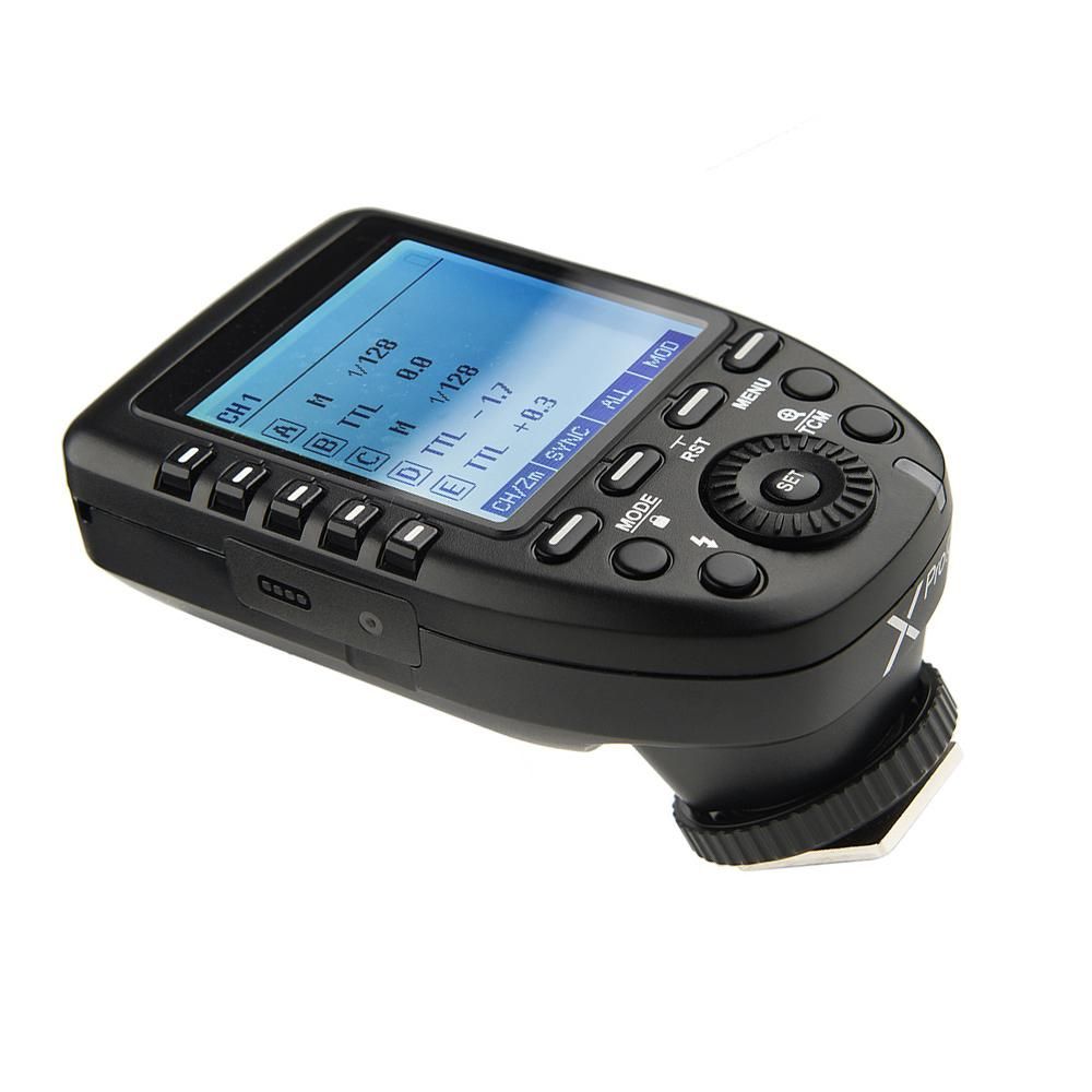 Xpro-F TTL Wireless Flash Trigger Transmitter Support TTL Autoflash 1/8000s HSS Large LCD 5 Group Buttons 11 Customizable Functions for Fujifilm GFX50S X-Pro2 X-T20 X-T2 X-T1 X-Pro1 X-T10 X-E1 X-A3 X100F X100T