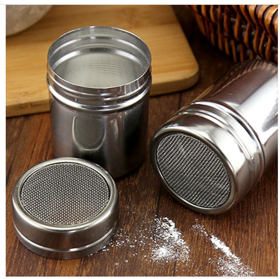 Stainless Steel Coffee Powder Dredger Sugar Salt Shaker
